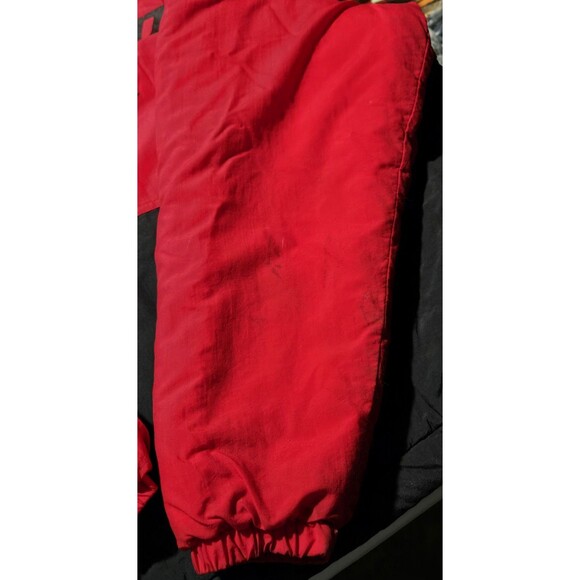 VTG Swingster Snap-On Racing Jacket Mechanic Track XL Quilted Full Zip Red Black - Picture 13 of 14